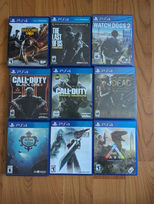 Ігри диски на PS4 PS5  Hunting Call of Duty Fishing Sim