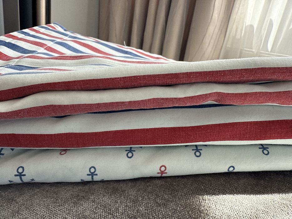 Постельное белье , полуторка , морская тематика (Турция)