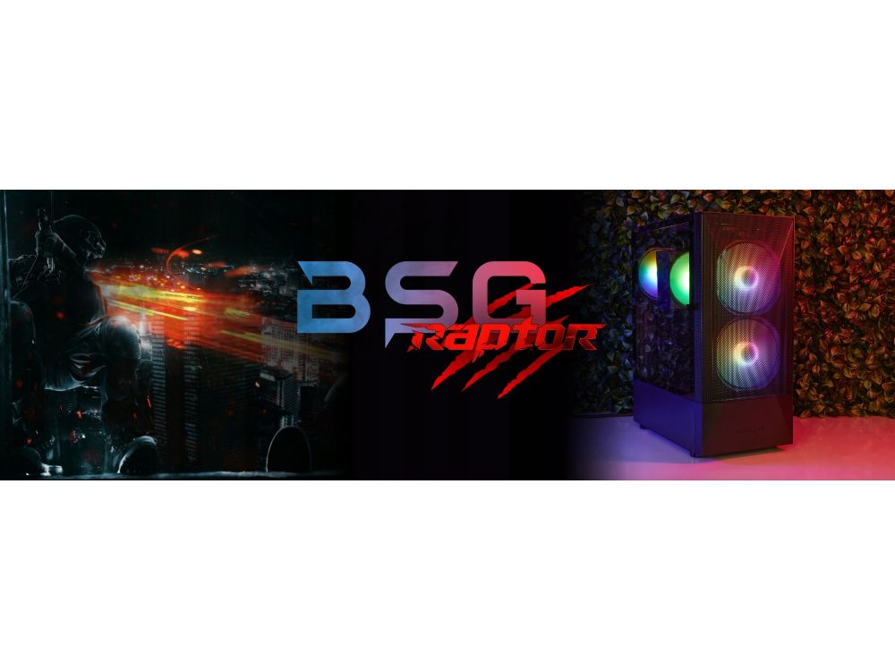 Komputer stacjonarny BSG Raptor V29 AMD Ryzen 5 32GB DDR4 1TB SSD W11