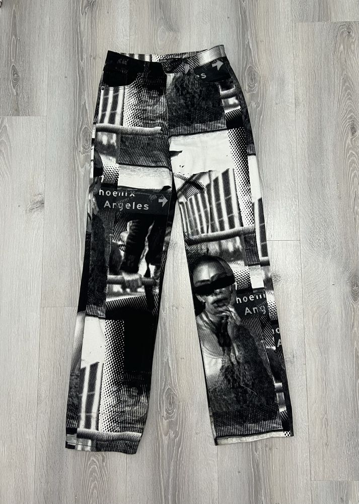 джинси y2k, модні, широкі