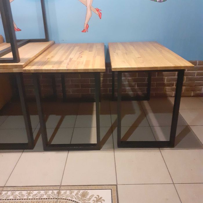 Дерев'яний стіл в стилі LOFT 120x60 (стол лофт)