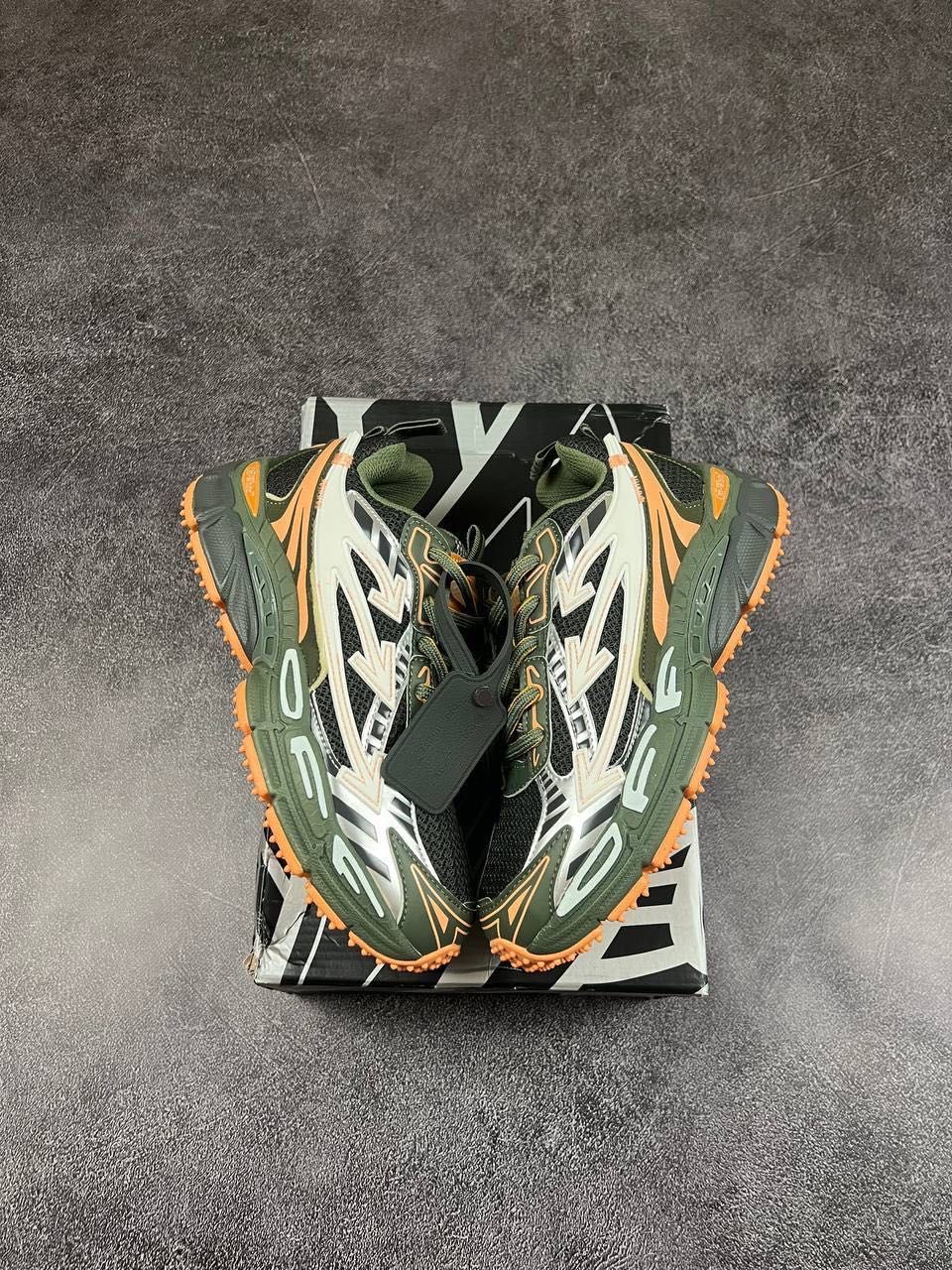 ШВИДКА ДОСТАВКА!! Off White Be Right Back Green Orange White