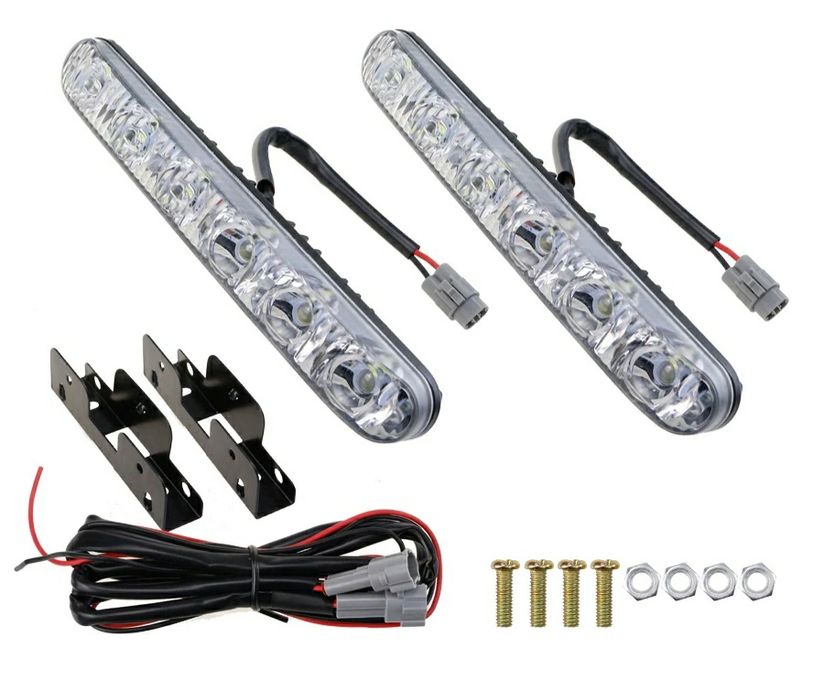Дневные ходовые огни светодиодные фары дхо с бегущим поворотом DRL Led