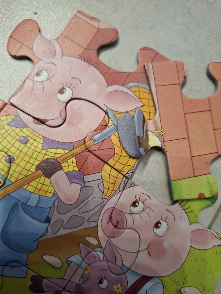 Puzzle 3+, świnka peppa, cars, toy story, zwierzęta