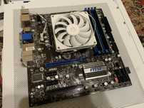 Материнская плата MSI H55M-e33 + процессор intel core i7 840 + 16gb оз