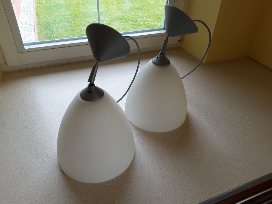 Komplet dwóch lamp wiszących