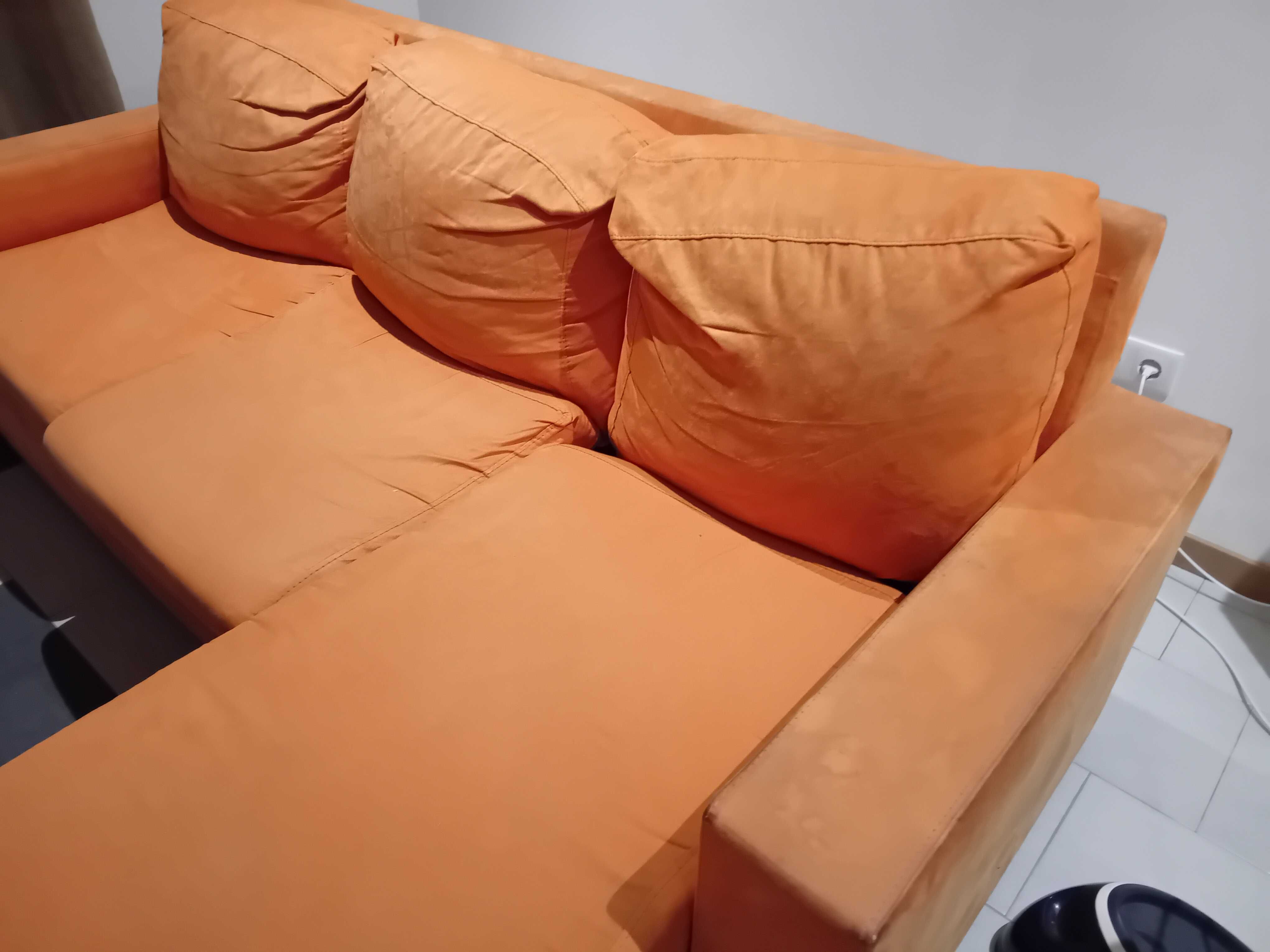 Sofa com chaiselong em bom estado