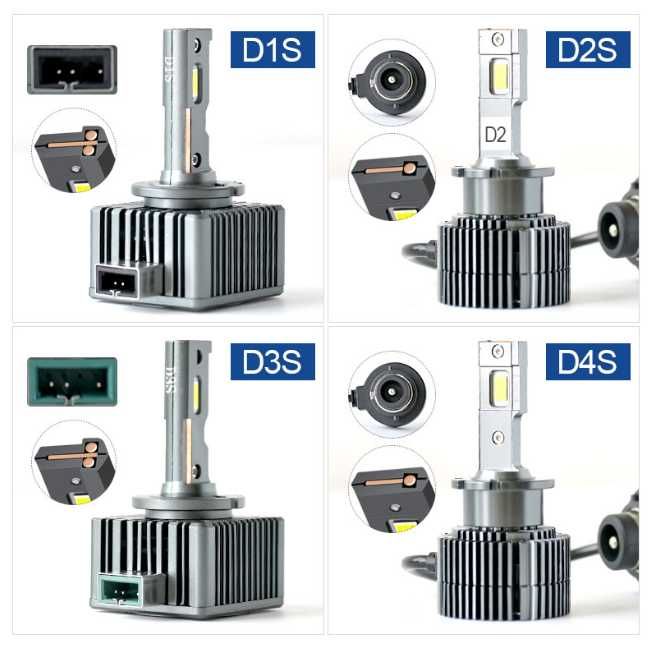 Лампы ксенон D1S,D2S,D3S,D4S Super Vision +60% 4300K 5000K LED CANBUS