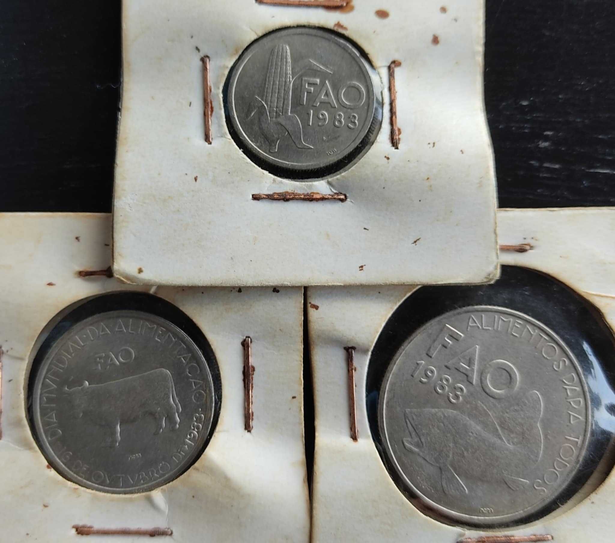 Programa Alimentar Mundial - FAO (conjunto das 3 moedas)