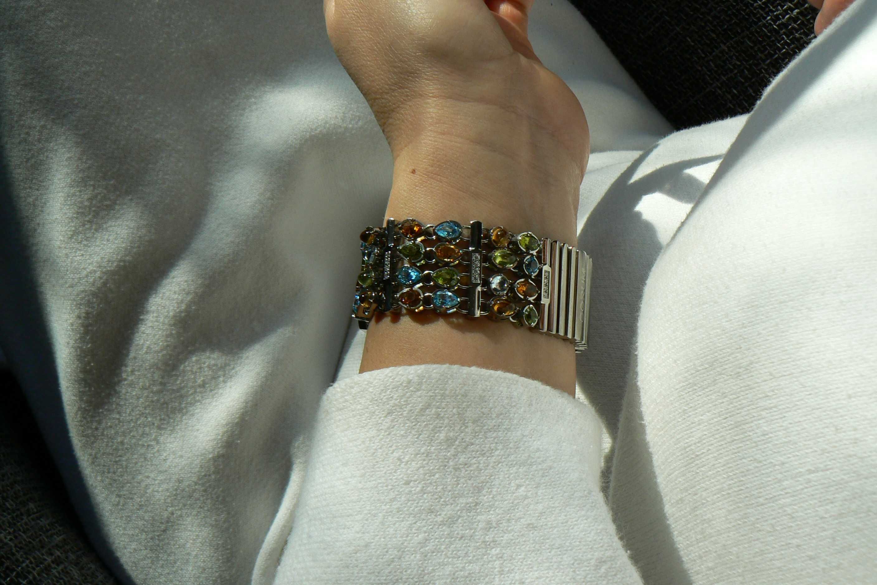 CORUM Potpourri diamenty brylanty cytryn topaz oliwin