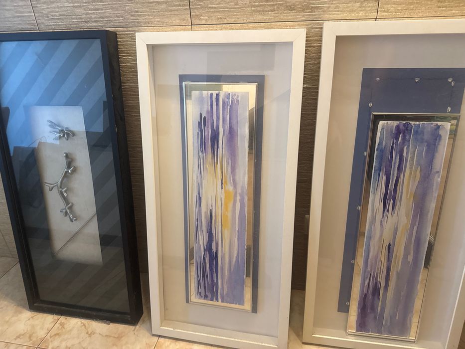 Três quadro decoração