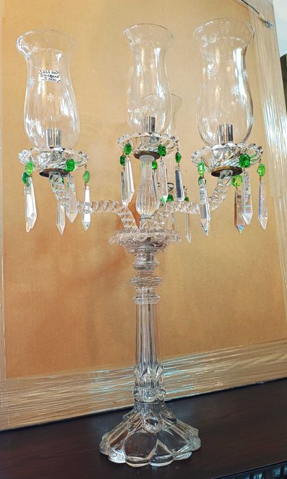 Candelabro Cristal Baccarat 4 Lumes