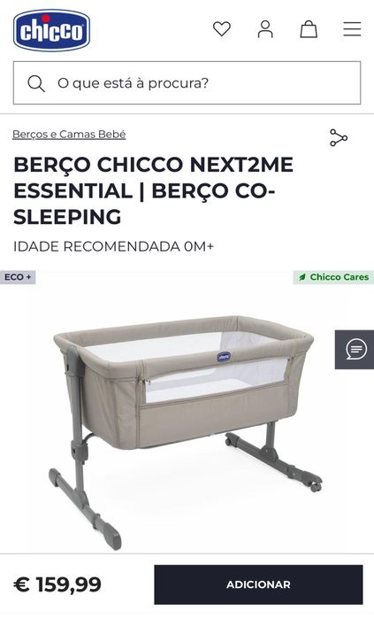 Berço da Chicco next2 me