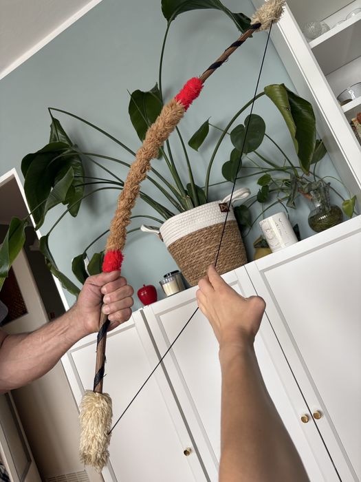 Łuk drewniany mocny bdb stan vintage