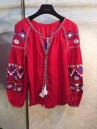 Blusa bordada boho chic