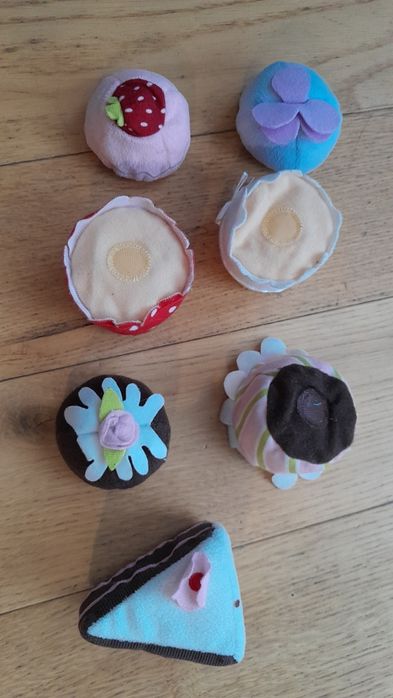 Garnki IKEA Duktig + babeczki + sztućce dla dzieci