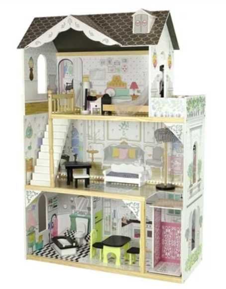 Domek dla lalek drewniana Willa Wioletta -Nowy