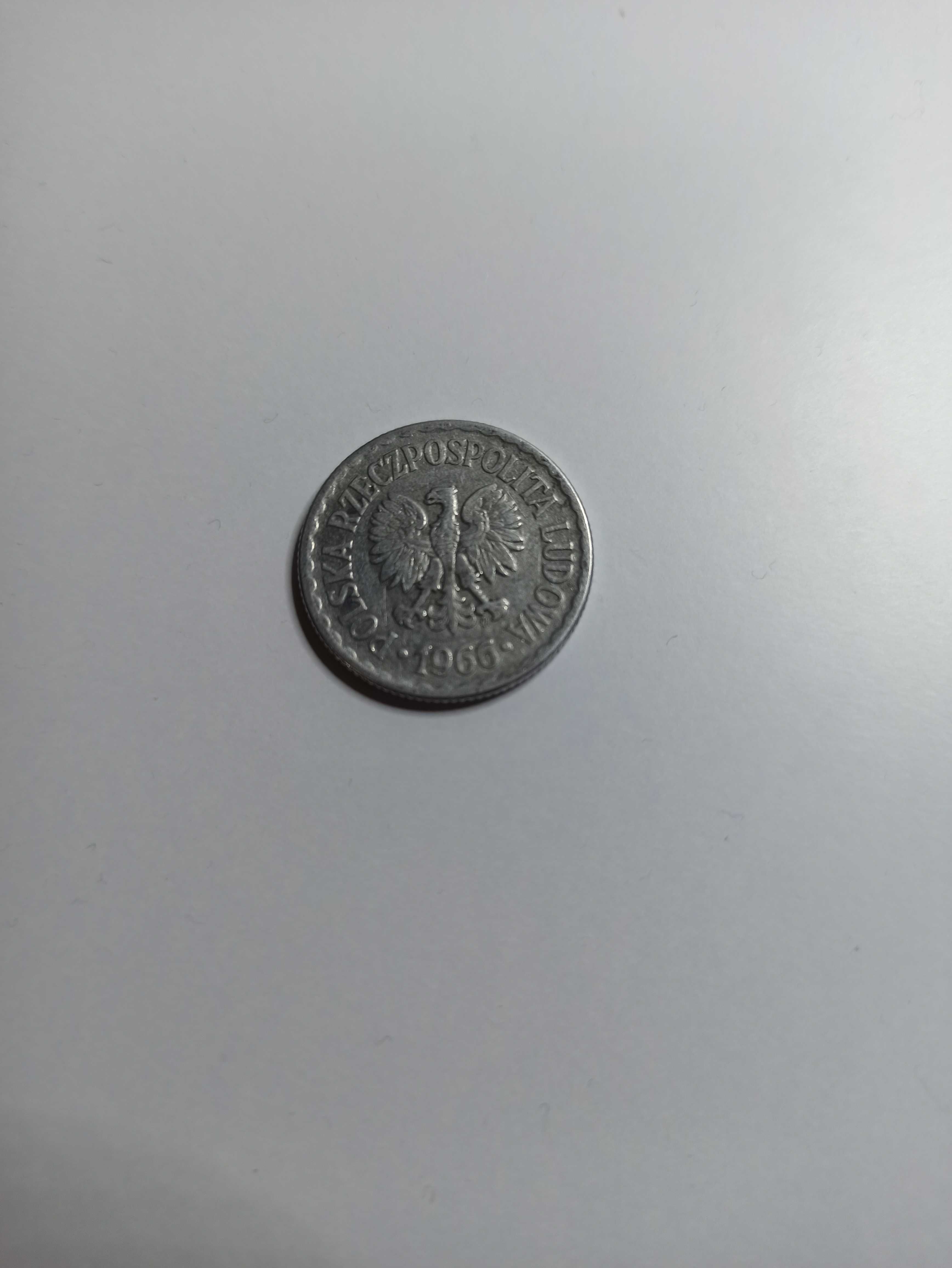 Moneta 1 zł z 1966 PRL