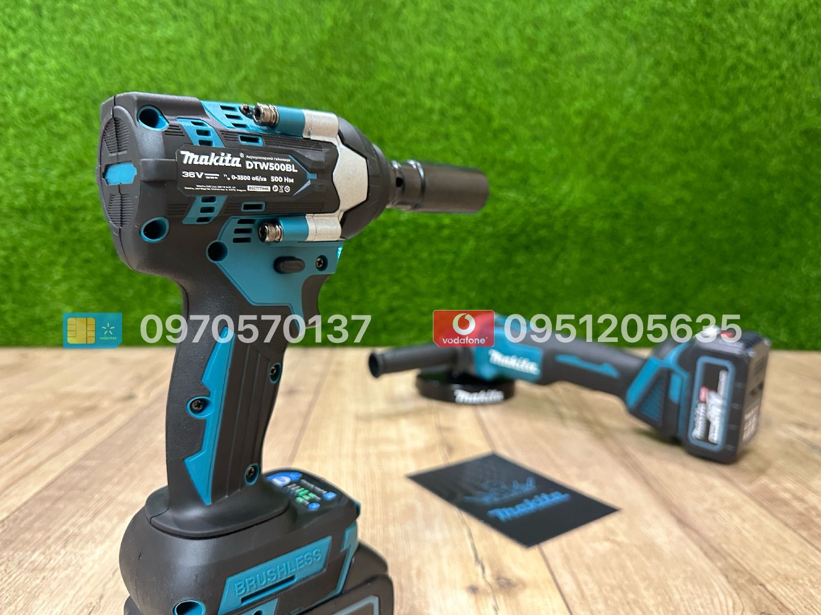 Набір 2/1 Makita Болгарка DGA504 + Гайковерт імпакт DTW500 АКБ 36V 8Ah