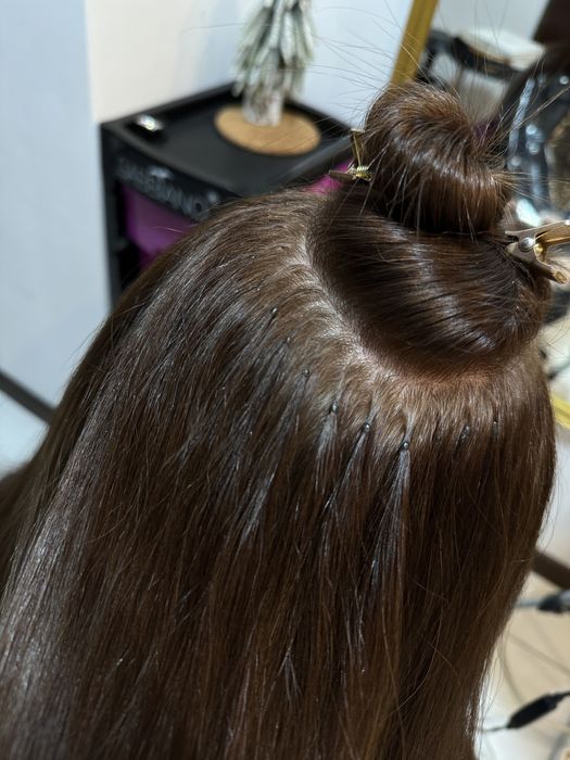 Włosy słowianskie LUX wyczesane , geste 57cm 100g