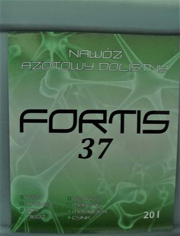 FORTIS 37 20l nawóz azotowy magnez mikro zamiast mocznika