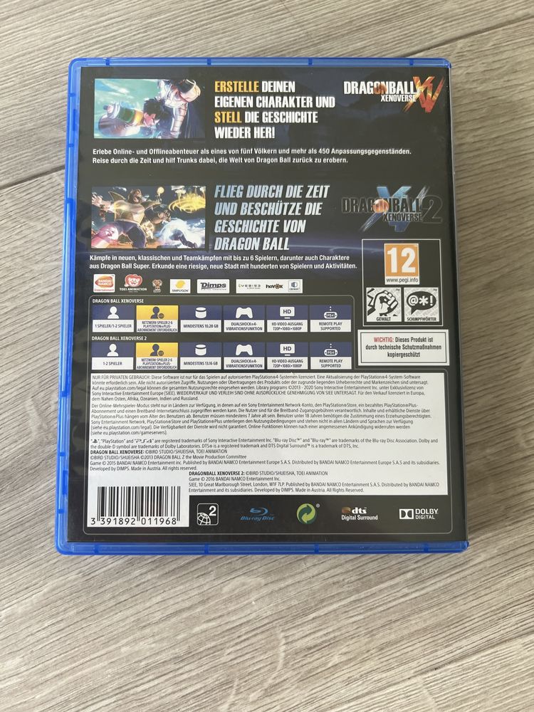 Dragon Ball Xenoverse + Xenoverse 2 / GRY PS4 / PS5