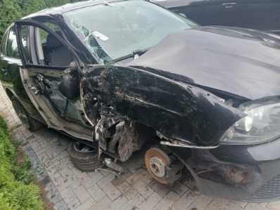 Uszkodzony seat Ibiza