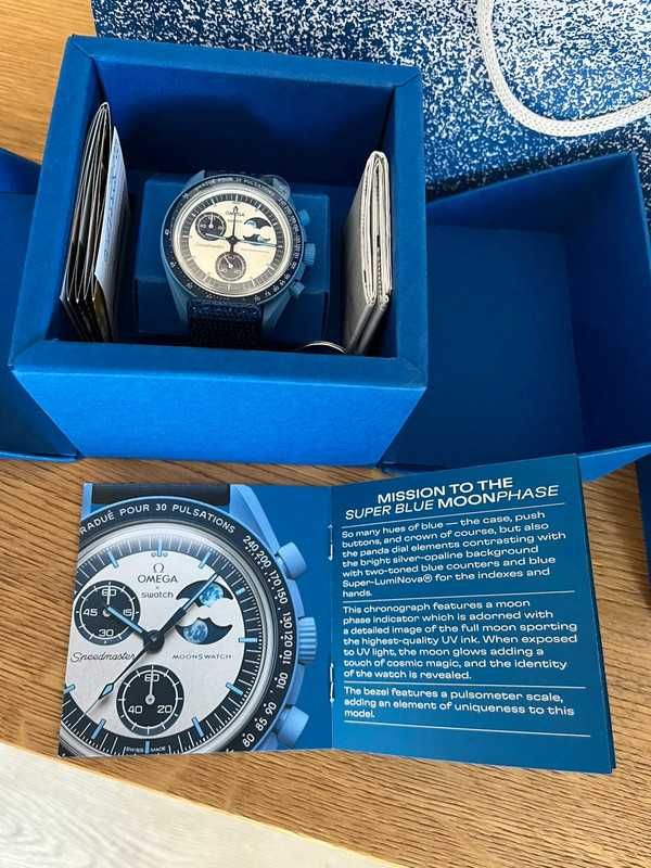 Swatch x Omega the Super Blue