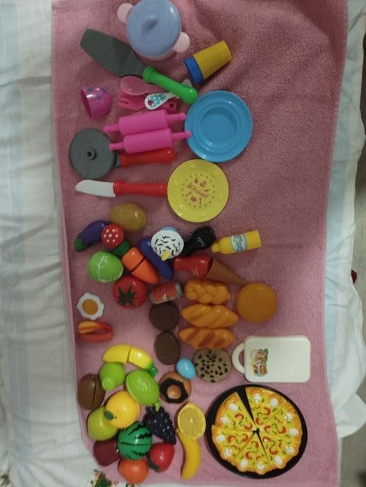 Набор 55 предметов для детской кухни