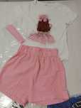 Conjunto de menina rosa