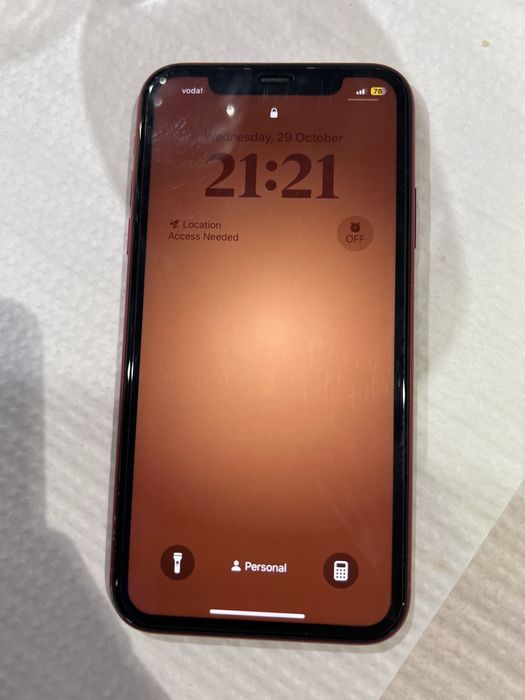 Iphone 11 productred 128 gb