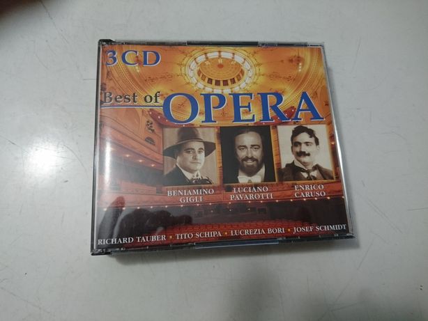 3 CD альбом Паваротти Карузо Джильи лучшие арии из опер