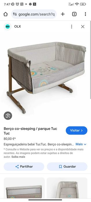 Berço tuc tuc pouco uso baixa preço