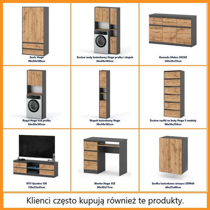 Szafka Nocna Do Sypialni Bez Szuflad Nowoczesna Flip 32cm Stolik Loft