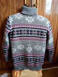 женский теплый свитер 48 размер