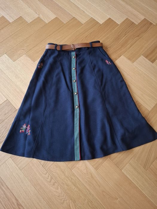 Bawarska oryginalna spódnica vintage 40/42