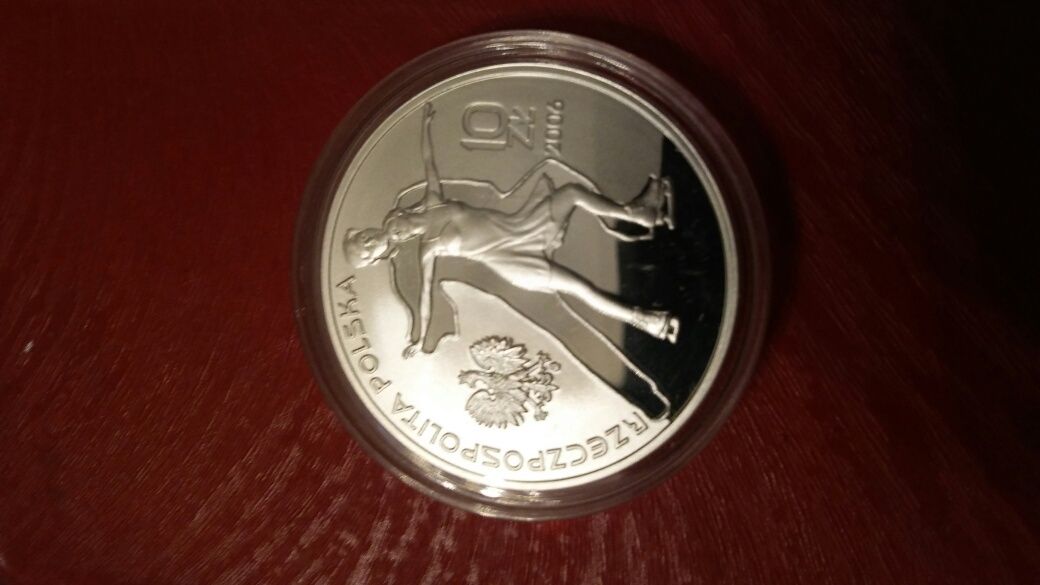 2-Moneta srebro 10 zł z 2006- Igrzyska Turyn