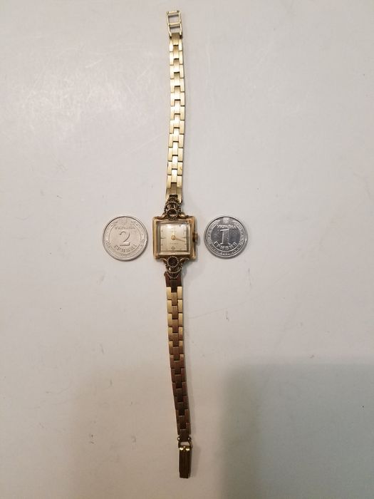 Часы позолоченные Omex 17 rubis 20 mikron Edelstahl-Boden на ходу