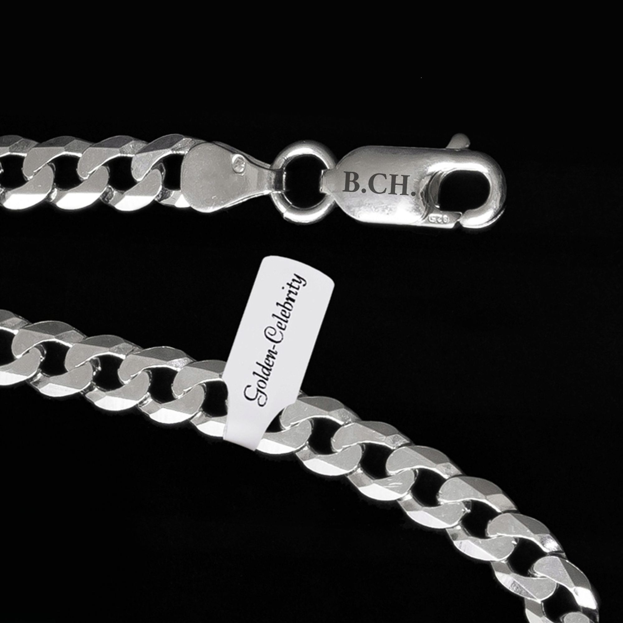 Elegancki Srebrny Łańcuszek Męski Pancerka + Zawieszka Krzyż 925 + Gra