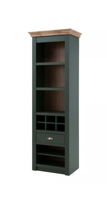 Regal Cambridge 1S Zielony Agata Meble