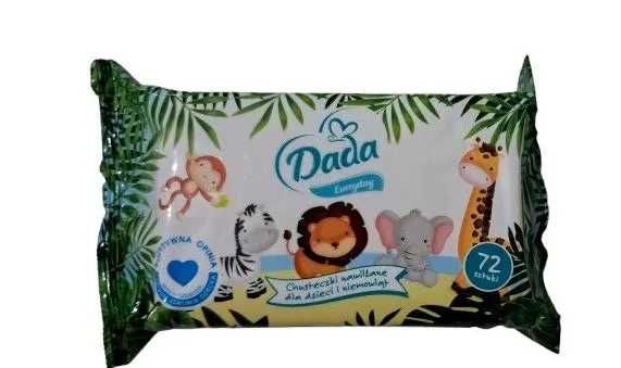 Chusteczki nawilżane Dada Everyday do Dziecka 72 szt.