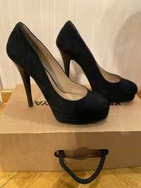 Продаю туфлі, 38 розмір, Echell, Італія, натуральний замш