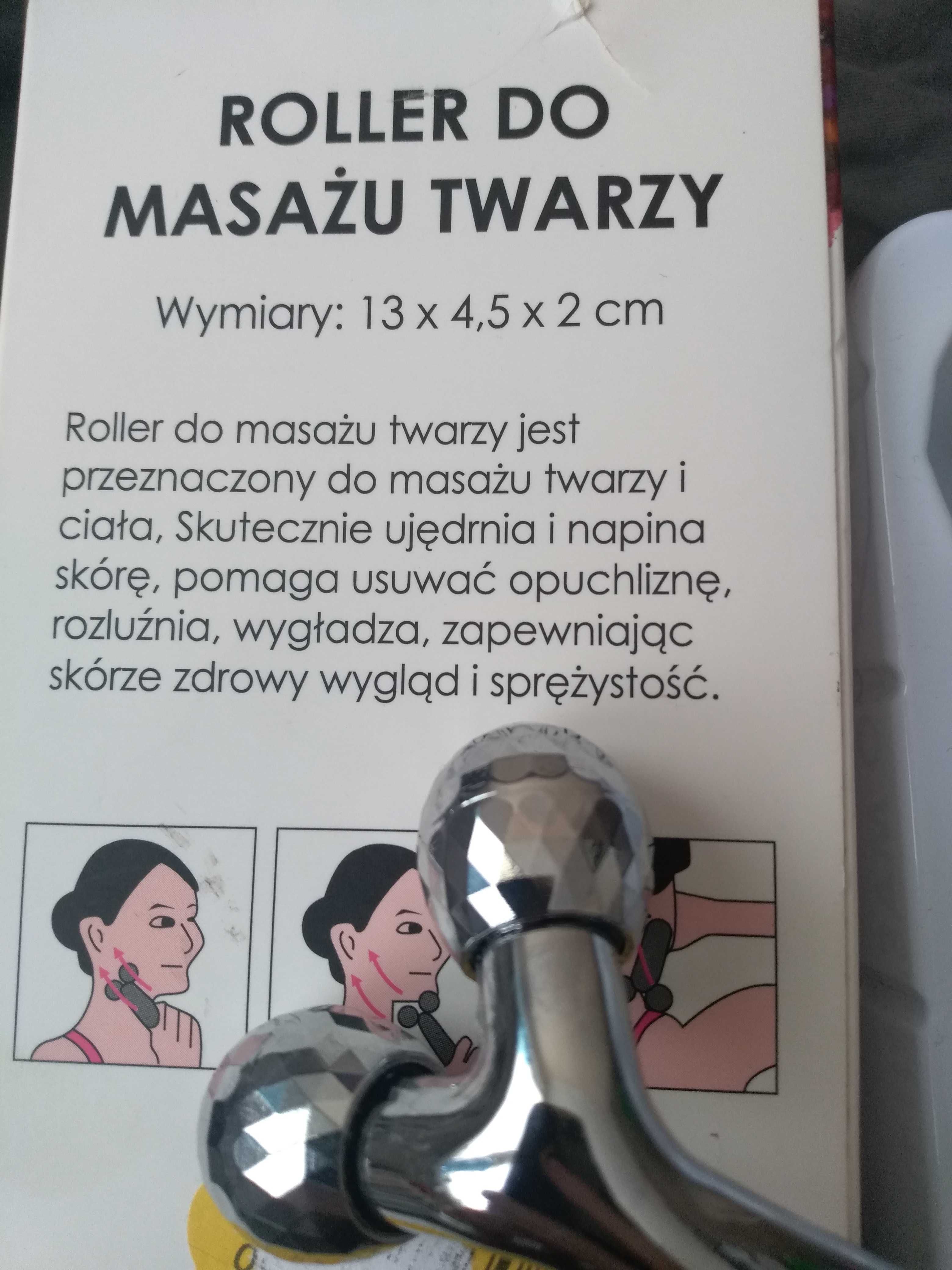 Roller do masażu twarzy nowy