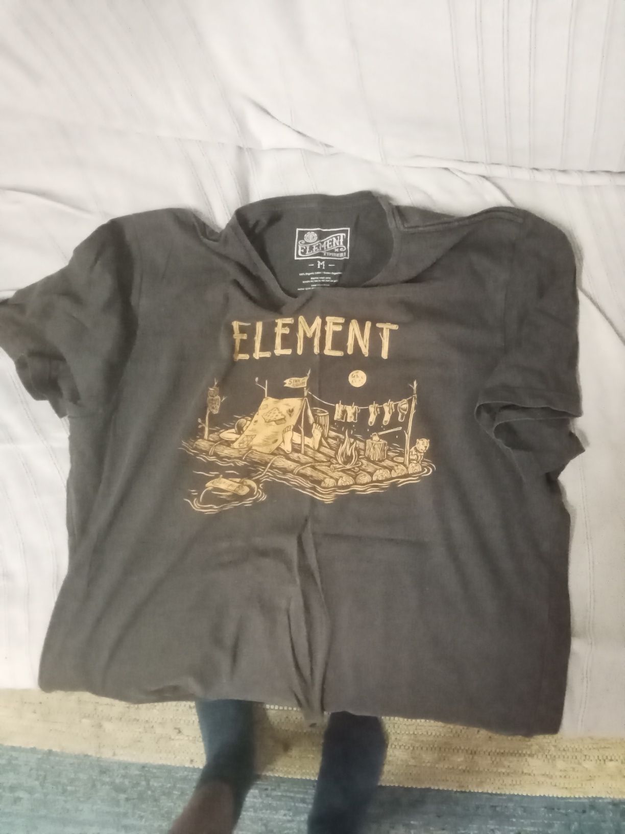 T-shirt element castanha