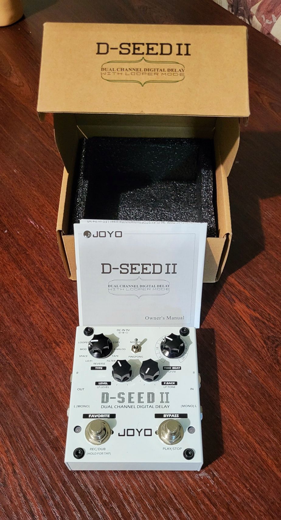 YOYO D-SEED II – delay gitarowy – jak nowy, z pudełkiem!