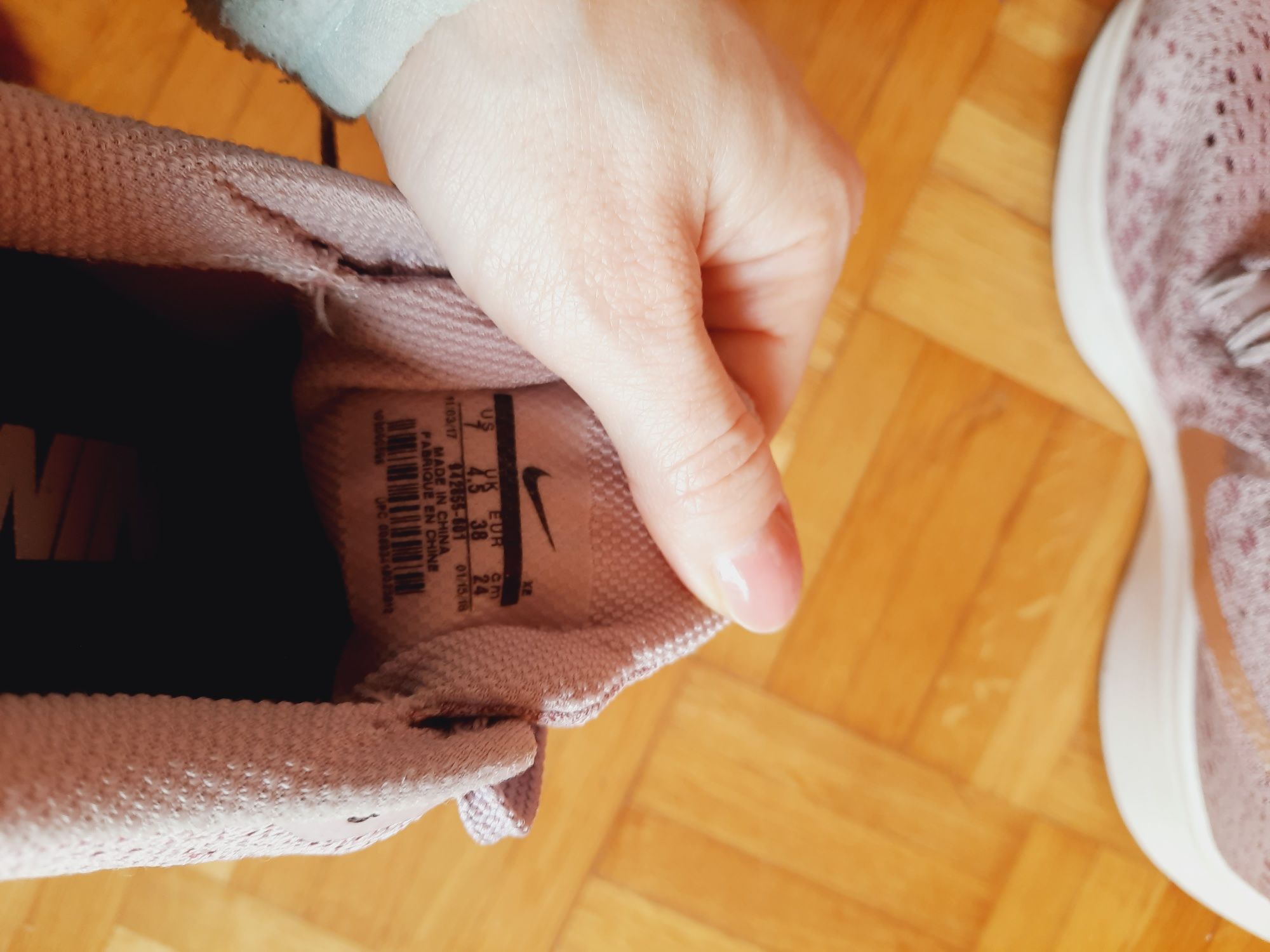 Piękne sneakersy adidasy nike running jak nowe