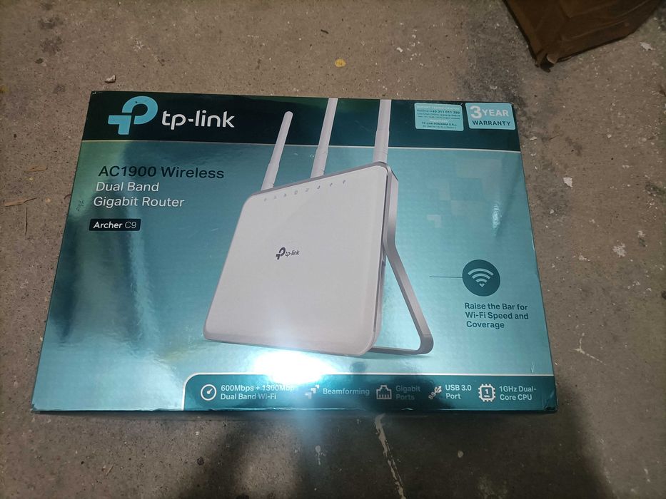 TP-Link Archer C9 AC1900 – uszkodzony, idealny na części