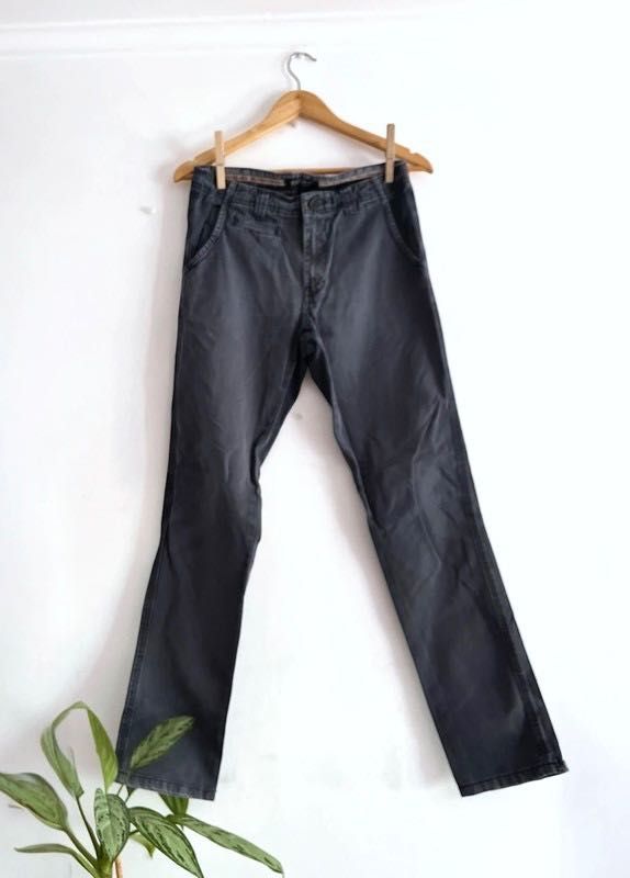 Calças Chino Pull&Bear – Tamanho 38 – Azul Escuro