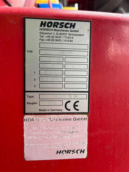 Сівалка Horsch Maestro 16 SW