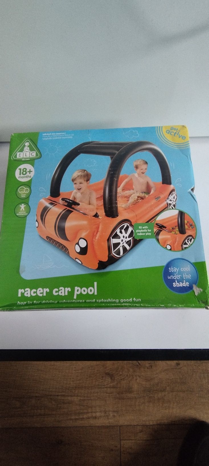 Basen dmuchany auto